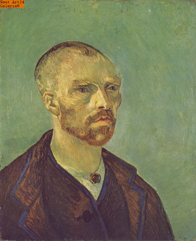 Selbstbildnis nach van Gogh Gemäldeimitation